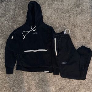 Black Nike Dallas Mavericks Hoodie and Joggers Set